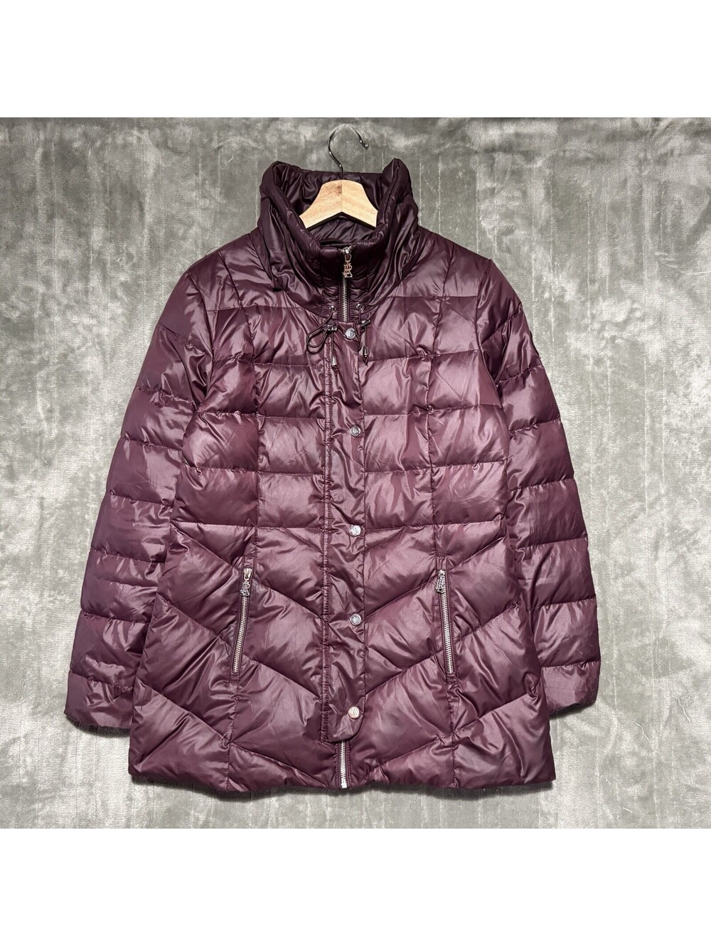 Lauren Ralph Lauren Chevron Quilted Puffer Jacket Size Small Women’s
